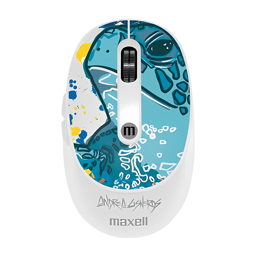 Mouse Inalambrico Maxell, MOWL-320, Limited edition TORTUGA, 4000dpi, PC-MAC