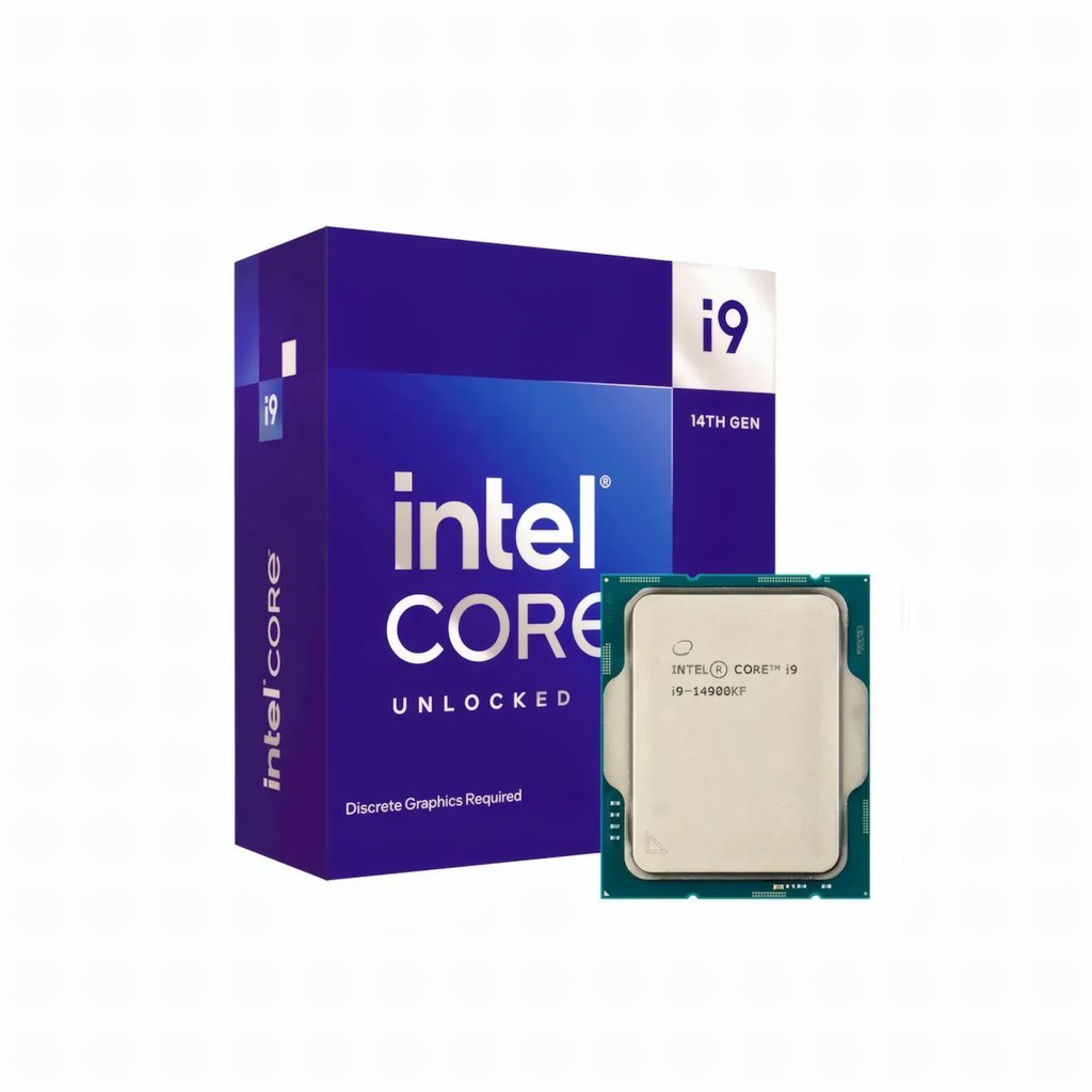 Procesador Intel i9 14900KF, 24 Cores, 14TH, LGA1700, No Graficos, No disipador. hASTA 6.0 GHz