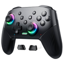 Control Inalambrico VOYEE, Compatible con Nintendo Switch Lite/Oled, PC, HOLO efect sticks con 9 colores, 
