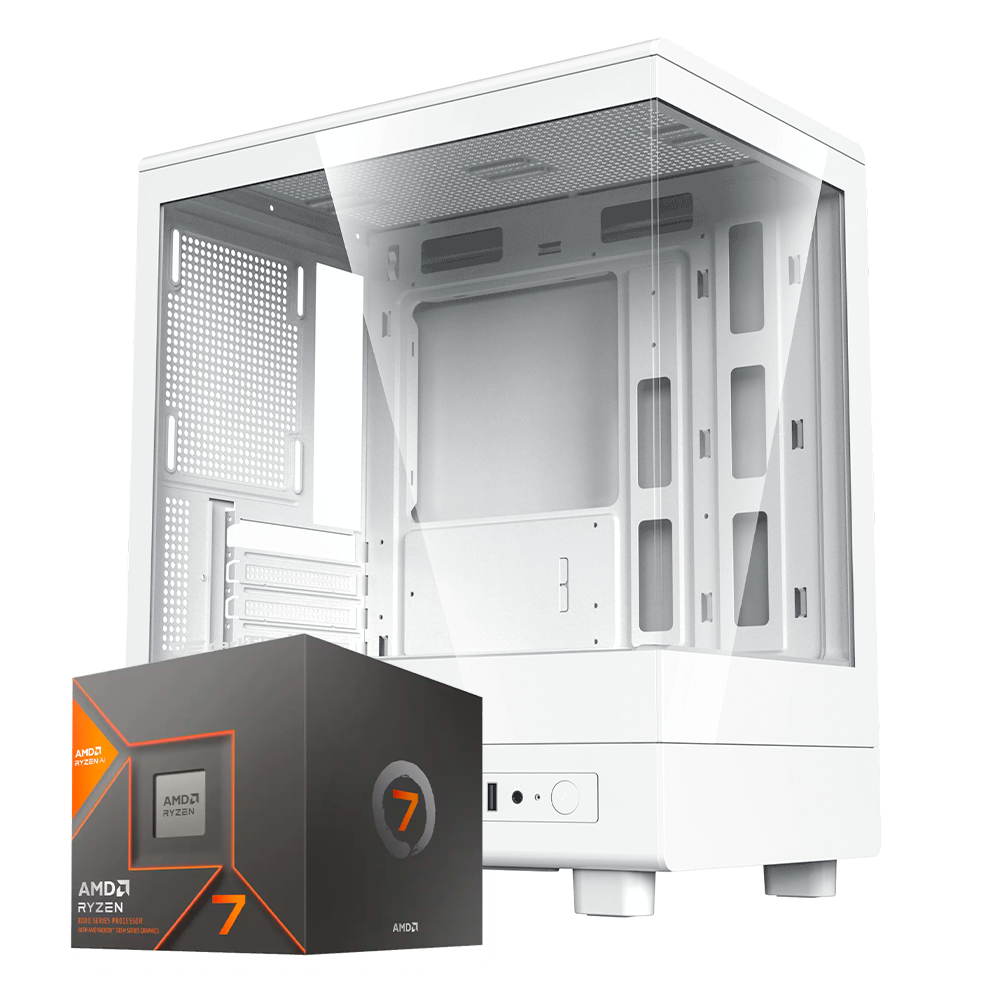 Pc Messirve 87 Ryzen 7 8700G, Radeon 780M, RAM 32GB DDR5, SSD 480GB, PSU 700W 80+