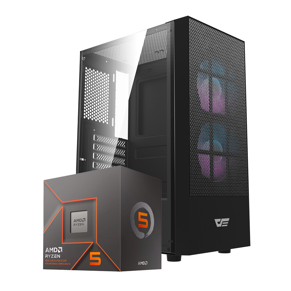Pc A290 Ryzen 5 8500G, Radeon 740M, RAM 32GB DDR5, SSD M.2 1TB,     500W 80+