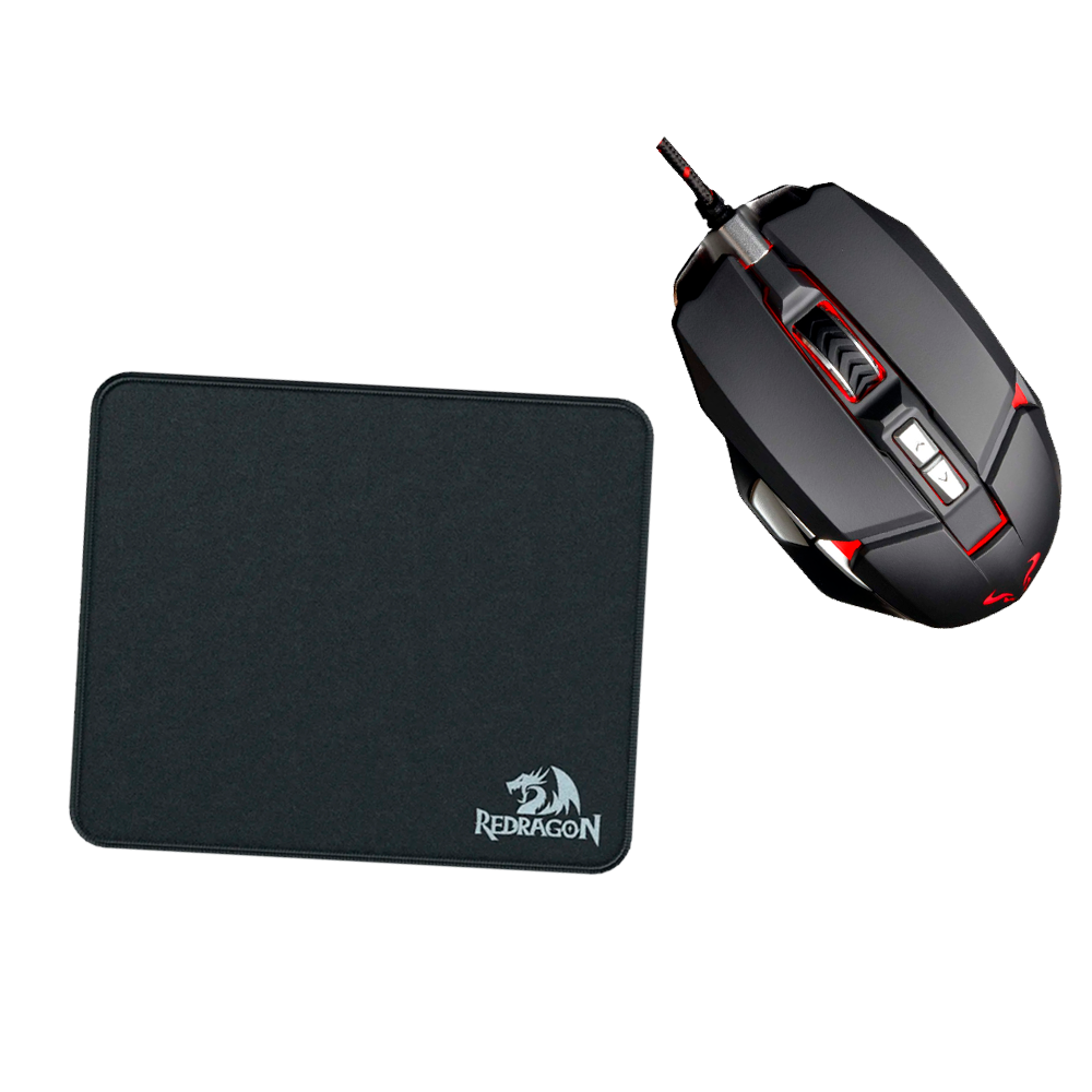 Bundle Mouse Aurox Riotoro + Mouse Pad Redragon FLICK M 32x27x0.3cm KT