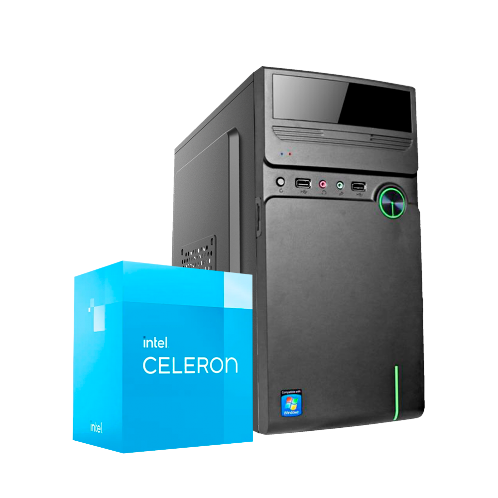 Pc Standard Celeron G5905, RAM 16GB DDR4, SSD 240GB, 500W 