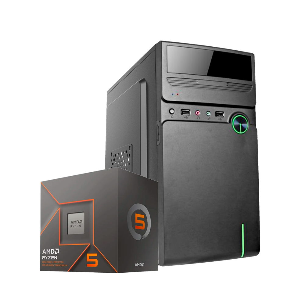 Pc Standard Ryzen 5 8500G, Radeon 740M, RAM 16GB DDR5, SSD 240GB, 430W 