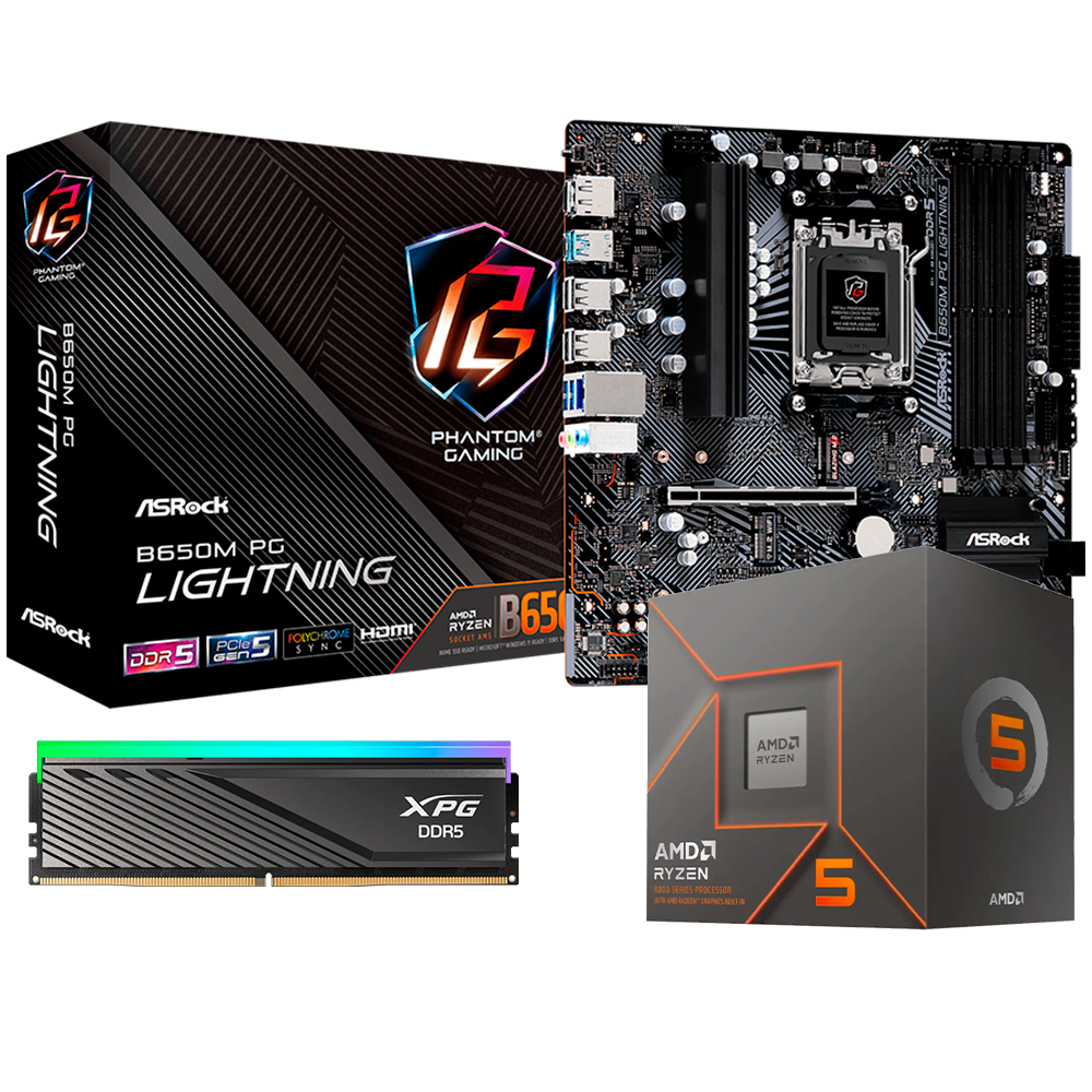 Upgrade Kit Ryzen 5 8500G, Radeon 740M, RAM 16GB DDR5, Motherboar B650