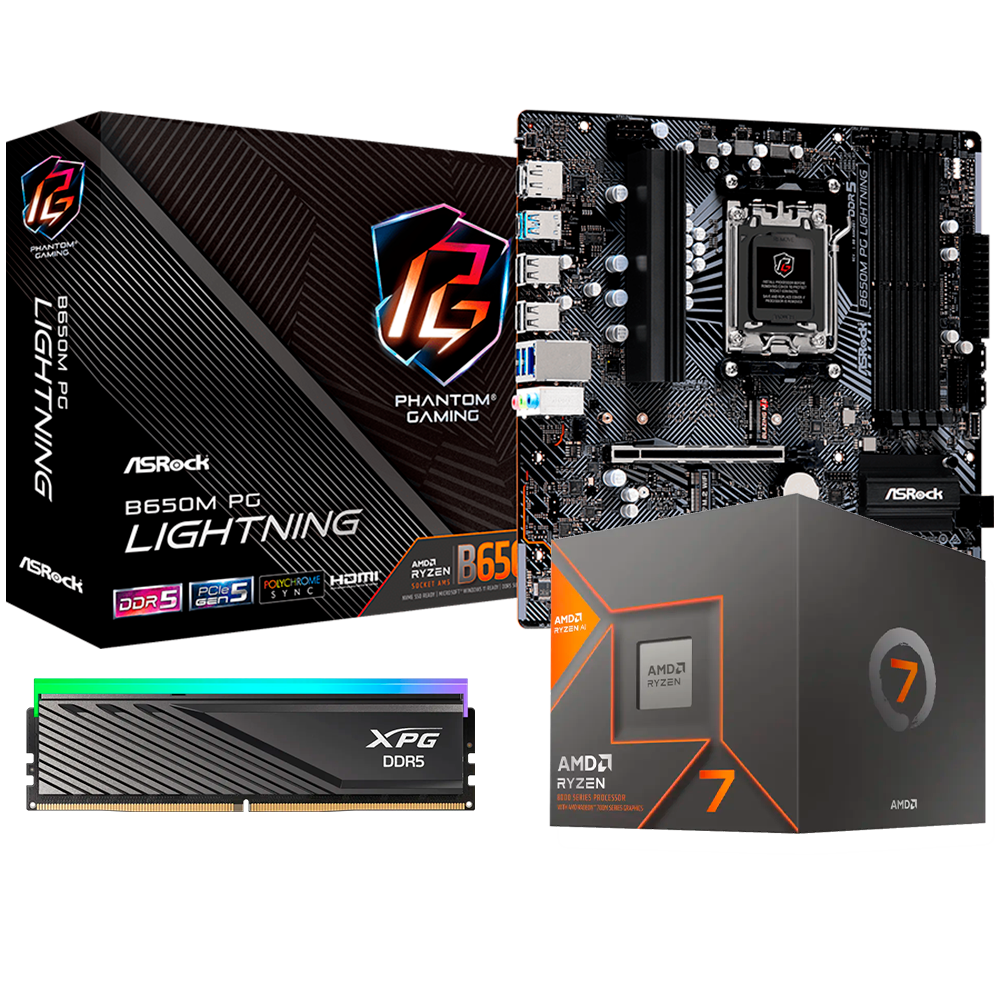 Upgrade Kit Ryzen 7 8700G, Radeon 780M, RAM 16GB DDR5, Motherboar B650