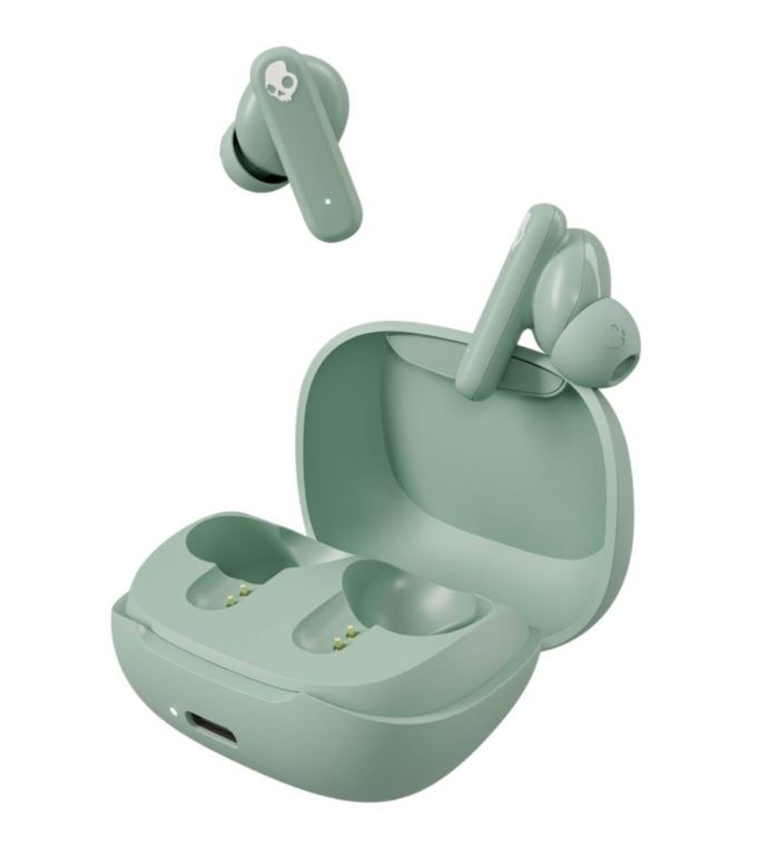 Audifonos Skullcandy SMOKIN BUDS VERDE , True Wireless Bluetooth 5.2, 20Hrs  IPX4 sudor y agua - S2TAW-T989