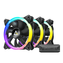 Ventilador Antec Neon 120 ARGB Fan - Pack 3 , ARGB PWM Fan. 800-1600RPM ± 10％