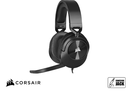 Headset Corsair HS55 SURROUND Negro, Dolby Audio 7.1 Sorround Sound USB Adapter para PC y Mac, 3.5mm - CA-9011265-NA