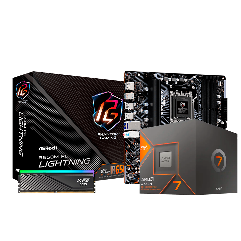 Upgrade Kit Ryzen 7 8700G, Radeon 780M, RAM 16GB DDR5, Motherboar B650M