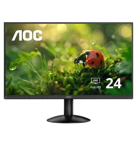 MONITOR AOC FHD 23.8"  HDMI, 100HZ, IPS 24B30H2 BLACK