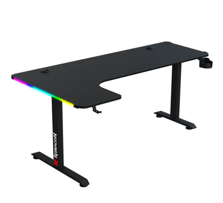 Escritorio Gamer Redragon - NegroRGB - GD-3200-L, 1600*(600-1000)*730MM 