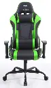 Silla Gamer T-Dagger Mustang, Base Metalica, Apoya Brazo Ajustable, Reclinable T-TC700-GR  Negro/verde