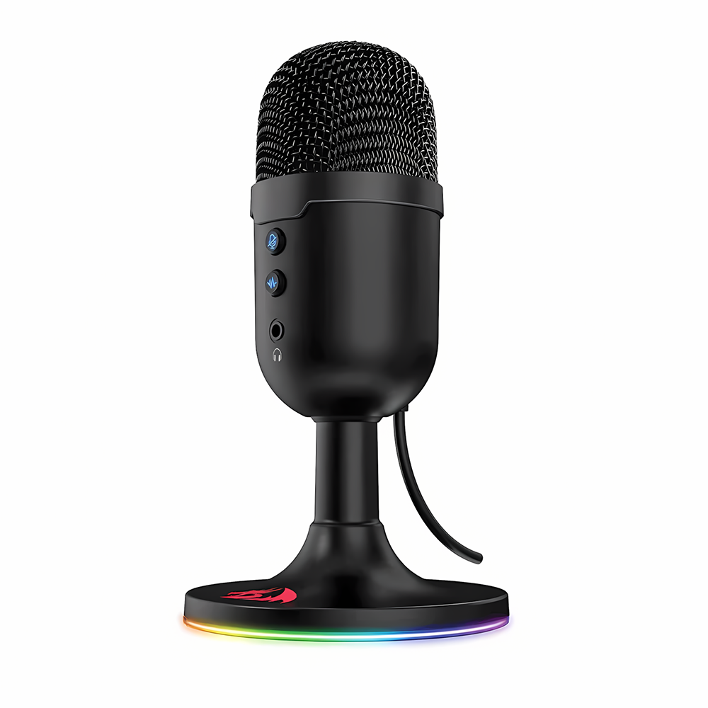 Microfono Redragon Pulsar - GM303, Omni-Directional (360° Radio Reception), Volume Mute & Noise Cancelling Control