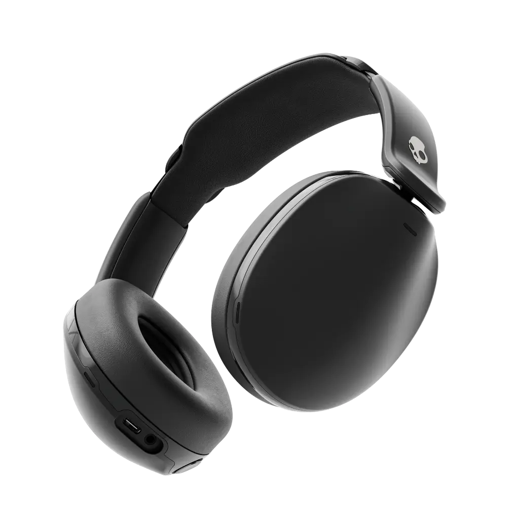 Audifonos Bluetooth, Skullcandy HESH 360 TRUE BLACK, BT5.3, 100hrs, Mic. INteligente, 5-Band EQ Mode, Skull APP, + 3.5mm. S6HOW-T740