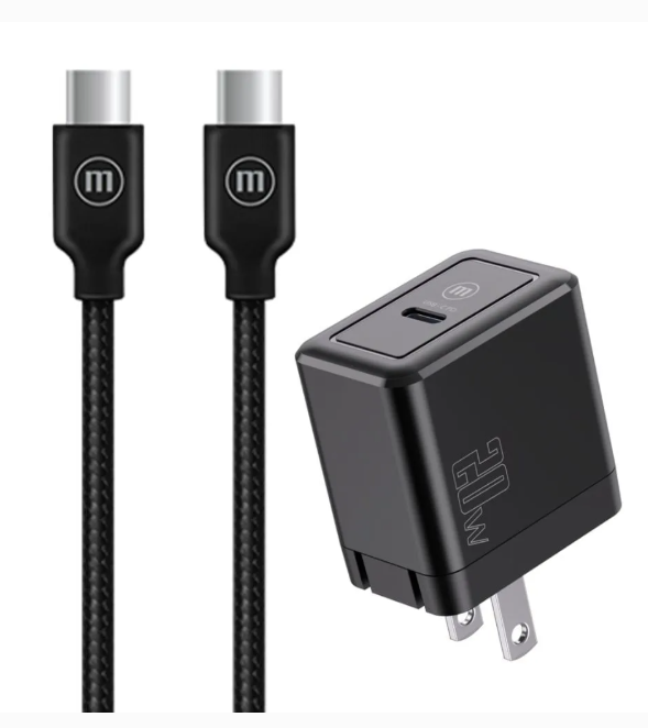 Cargador + Cable Maxell WCC-201C  USB tipo C 20w compatible Iphone + Android