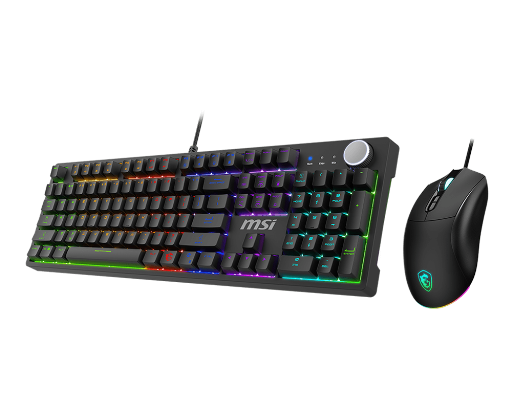  Combo Teclado mecanico  y Mouse MSI FORGE GM320 + FORGE GK320 