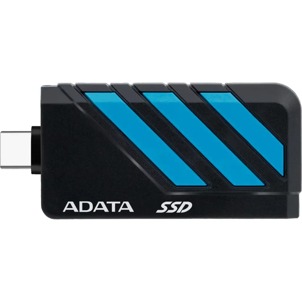 Disco Externo ADATA SC735 - 1000 GB - Negro/Azul- SC735-1000GCCBK/GY, USB 3.2 Gen 2 (10 Gbps), compatible: Windows, macOS, Android 13+, Linux, consoles, iPhone 15/Pro