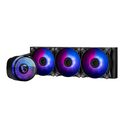  Enfriamiento Líquido MSI MAG CORELIQUID A12 360 - Radiador de 277 mm - LGA 1700 Ready - Triple Ventiladores ARGB PWM de 120 mm, Color Negro