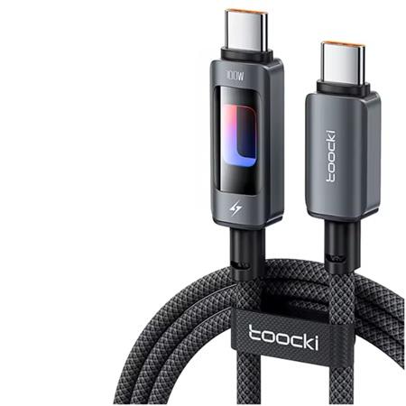 Cable Tipo C a Tipo C TOOCKI PD 100Watts,  1Metro 40100028