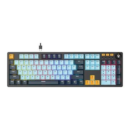 Teclado mecanico  FANTECH MK893S MIZU ATOM107S  100%  SWITCH RED