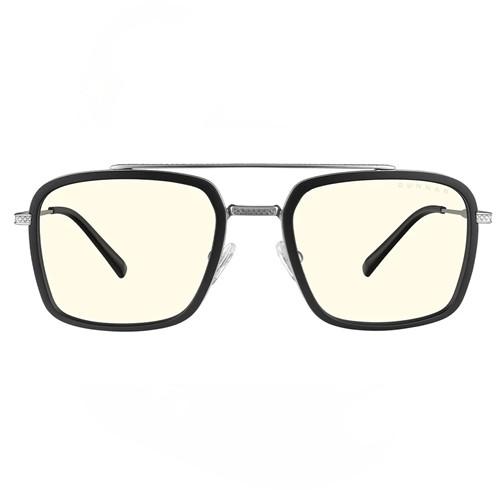 Gafas Gunnar Optiks BAR-05009 BARRON PLATEADO TRANSPARENTE - Gafas para computadora