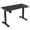 Escritorio Gamer Redragon Elevable GD-3330-M -Altura Ajustable 72 a 117cm - 140x60cm en 2 partes - RGB - Eléctrico- Negro
