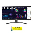 Monitor, LG UltraWide 29" DisplayPort/HDMI, 100Hz, 29WQ500-B