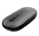 Mouse Klip Xtreme, Inalambrico, Surfista Slim, Silencioso, 800/1200/1600dpi , Black, KMW-415BK