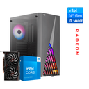 Pc Delta Intel i5 14400F, RX 6600 8GB, DDR4 16GB, M.2 250GB, 550W 80+