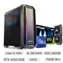 Pc NX i5 10th RTX 3050 8 GB