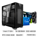 Pc P120 Black i7 12th RTX 3060 12GB