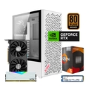 PC Snow M, Ryzen 5 4500, 16GB 3600Mhz, M.2 500GB, RTX 4060 8GB, B550M, 550W 80+
