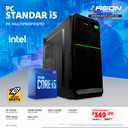 PC STANDAR i5 10400, SSD 120GB, DDR4 16GB.