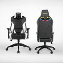 Silla Gamer ACHILLES E1L RGB GAMDIAS Negro/Blanco