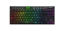 Teclado Mecanico Gaming Redragon Horus Inalambrico+Bluetooth+USBC Negro RGB TKL Switch Rojo K621-RGB