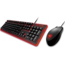 Teclado y Mouse Gaming Deathfire Híbrido Mecanico, Mouse 2000DPI Cougar