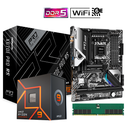 Upgrade Kit Ryzen 9 7900X, Radeon Graphics, Motherboard X670E Pro Wifi y Bluetooth, RAM 32GB DDR5, No Cooler.