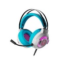 Headset Gamer Xtech Edición Ghost Spider, 3.5mm. Color Azul/Blanco, XTH-M565SG