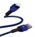 CABLE USB A LIGHTNING AZUL - ARGOM DURA LIGHTNING DE NYLON  1.8M/6FT ACAARG-CB0023BL