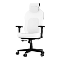 Silla Vertagear, SL1800.  color NEGRO/BLANCO, 250lbs VG-SL1800_WT  , con soporte lumbar con modulos adaptativos, Asiento Vertair aerodinamico con 4 tuneles de aire.