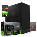 PC Gaming Flow, Ryzen 5 8600G + Thermax 4 Pulsar ARGB, 32GB RAM DDR5, SSD M.2 512GB, RTX 4060 8GB, B650M, PSU 650W 80+ Bronce, H5 Flow Case