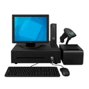 Mini Computadora para Punto de Venta, CPU Dell RF 3050 i5 7th / SSD 256GB / 8GB RAM / Monitor Tactil Elo 15" RF / Lectora de Barras / Impresor Térmico / Caja Registradora / Teclado y Mouse USB 