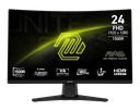 Monitor MSI MAG 242C Gaming, 1500R Curve 1920 x 1080 FHD, 180Hz, 1 Ms, 23.6" Display Port