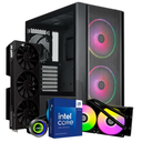 Pc 216R Intel i9 14900KF, RX 9070 XT 16GB, RAM 64GB DDR4, SSD M.2 512GB, Enfriamiento 360MM GA II TRINITY, PSU 850W 80+