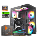 Computadora Gaming Mini FishBowl Rush | Ryzen 7 8600G / Thermax 6 Pulsar / B650M / RTX 5060 TI 16GB / 32GB DDR5 / 1TB M.2 / 650W 80+  | GRATIS Mouse