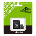 MicroSD Kingston 512GB microSDXC Canvas Select Plus Gen3 150MB/s A1, SDCS3/512GB