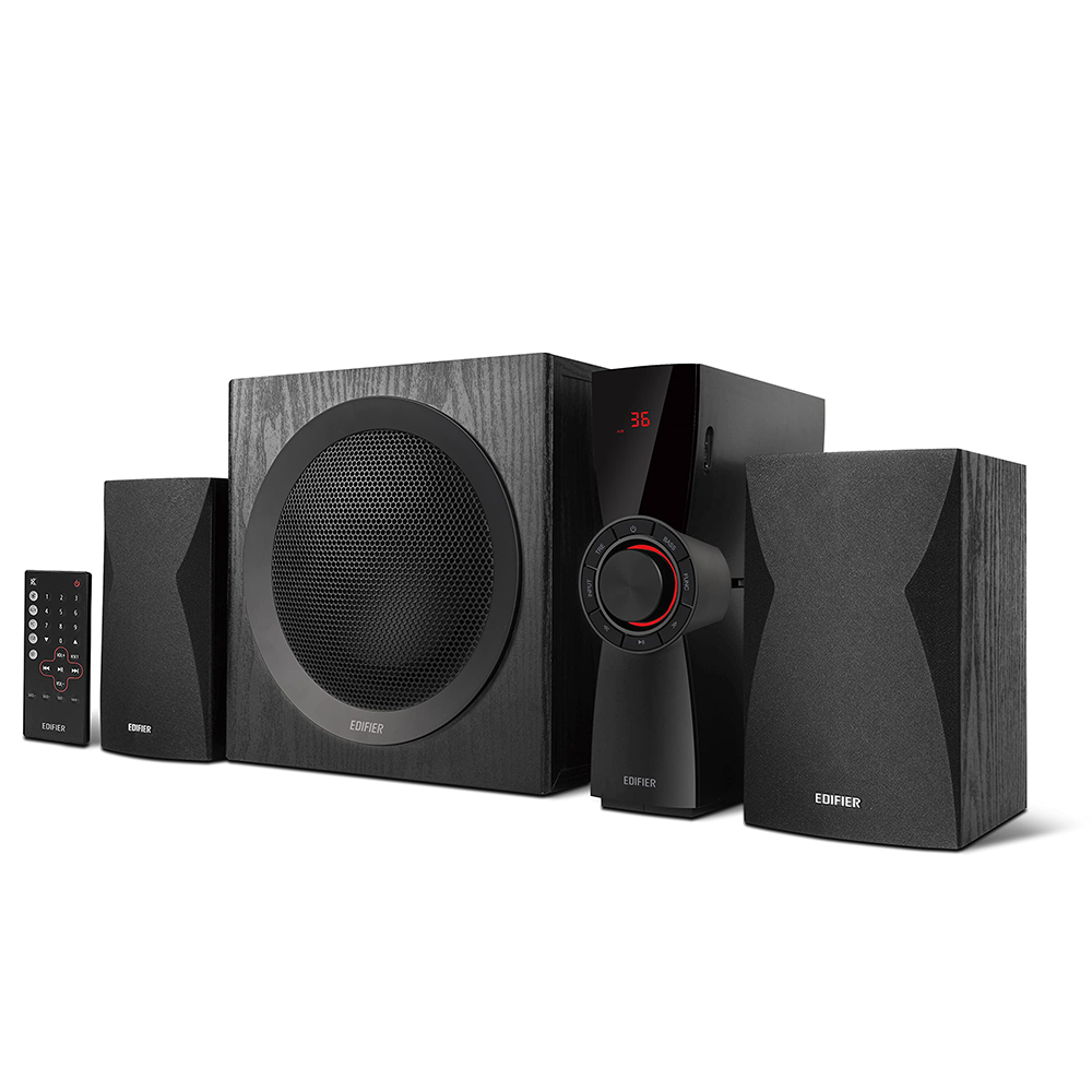 Sistema de Bocinas 2.1 Edifier CX7 - 12 W × 2+ 45 W - Bluetooth - Negro