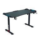 Escritorio Gamer Redragon Elevable, Ajustable 72 a 117cm altura – 120×60cm,  Negro - RGB - GD-3300-S