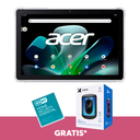 Tablet Acer M10, Pantalla 10.1" IPS, Full HD 1920x1200, Camara Dual, 4GB RAM / 64 ROM , MediaTek MT8183, Android 12,  Wi-Fi, Bluetooth 5.0, Slot MicroSD, NT.LFTAL.001 + Bocina Xtech BeatWave + Licencia ESET 3m